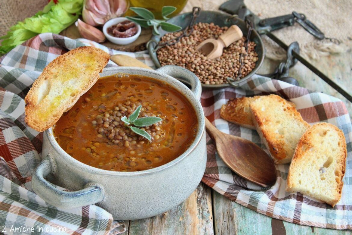 Zuppa di lenticchie di Castelluccio